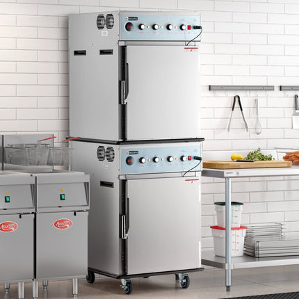 Lò nấu và giữ nóng kiêm xông khói xếp tầng Cooking Performance Group SlowPro CHSP2SMK có hộp xông khói - 208/240V, 2250/