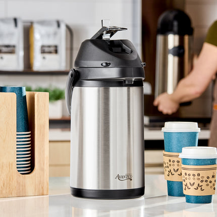 Bình ủ cà phê inox lót inox Avantco 3,5 lít cần gạt