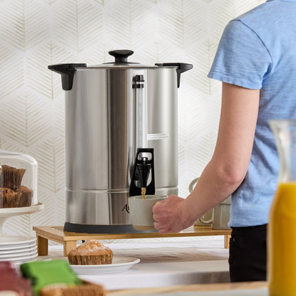 Bình đun cà phê inox hai lớp Avantco CU65ETL 65 cốc (9,6 lít) - 1500W, ETL