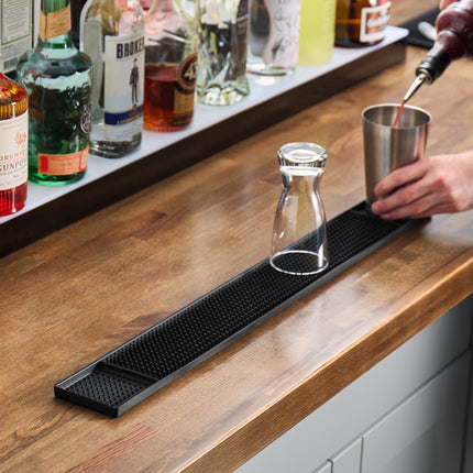 Thảm lót quầy bar cao su đen Choice 8,3 x 68,6 cm - Thùng 4 cái