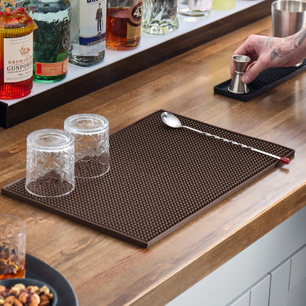 Thảm lót quầy bar màu nâu Choice 30,5 x 45,7 cm