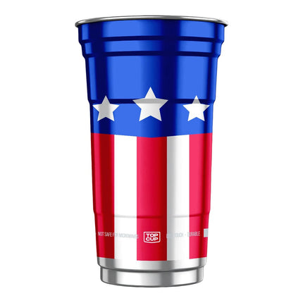 Ly nhôm Top Cup by Ball 355 ml họa tiết cờ Mỹ - Thùng 450 cái