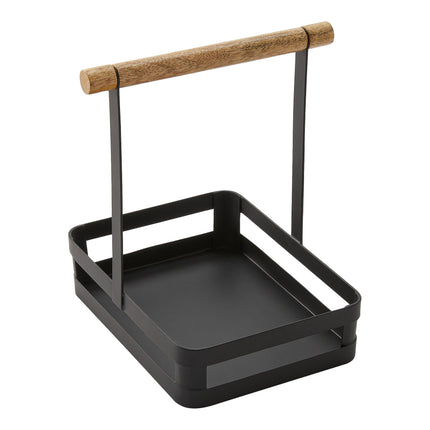 Giá đựng lọ gia vị American Metalcraft Iron & Oar 20 x 15 x 23 cm đen cán gỗ - Thùng 2 cái