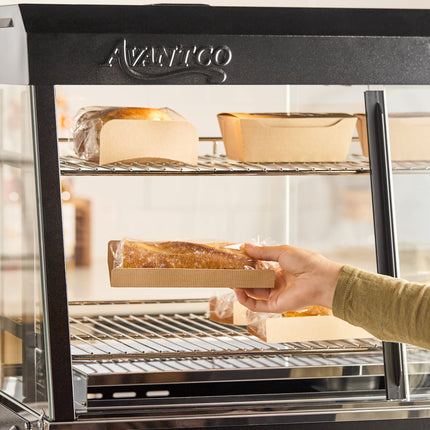 Hộp đựng bánh mì dài nóng mang đi ProAmpac HandRap giấy có màng đục lỗ - Thùng 500 cái