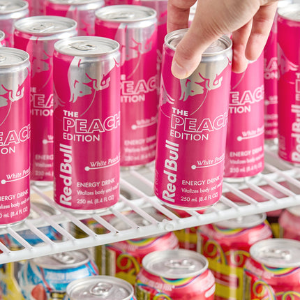 Nước tăng lực Red Bull vị đào trắng lon 248 ml - Thùng 24 lon