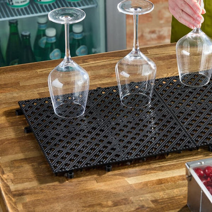 Thảm quầy bar khớp nối Choice đen 30 x 30 cm - Thùng 12 cái