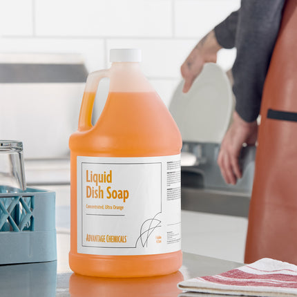 Nước rửa chén đậm đặc hương cam Advantage Chemicals 3,8 lít - Thùng 4 chai