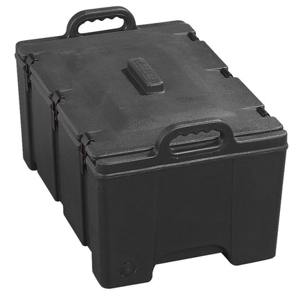 Thùng giữ nhiệt cách nhiệt nạp trên Carlisle Cateraide PC180N03 đen - khay full-size sâu 20 cm