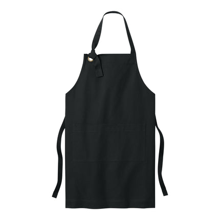 Tạp dề yếm cotton màu đen Port Authority A900 81,3 x 76,2 cm