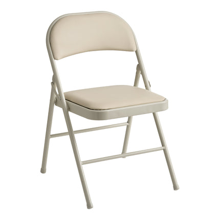 Ghế gấp tiệc bọc simili đệm êm Lancaster Table & Seating màu be
