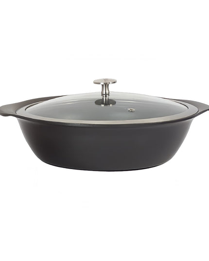 Nồi Hầm Spring USA 8258-8/24 2.1 lít Có Nắp Dùng Cho Bếp Từ Nhôm/Gốm Titanium