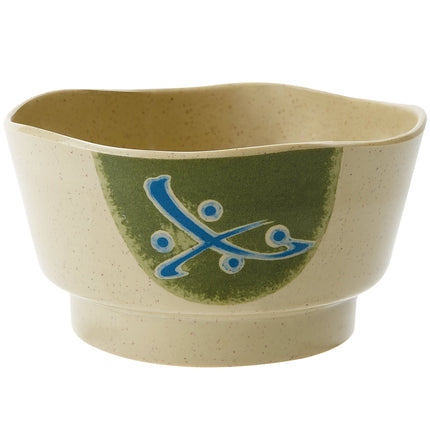 Tô viền lượn sóng nhựa melamine GET 150-1-TD Japanese Traditional 237 ml - Thùng 12 cái