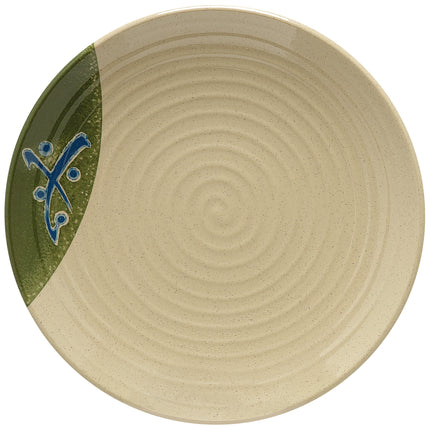 Đĩa melamine GET 207-10-TD Japanese Traditional 27 cm vân xoáy - Thùng 12 cái