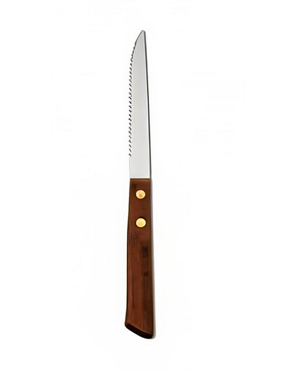Dao Steak Oneida B614KSSF 20.3cm Lưỡi Thép Không Gỉ Cán Gỗ Econoline Pattern