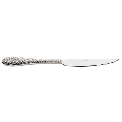 Dao Bít Tết Oneida T638KSSF 24.1 cm Thép Không Gỉ 18/10 Kiểu Ivy Flourish