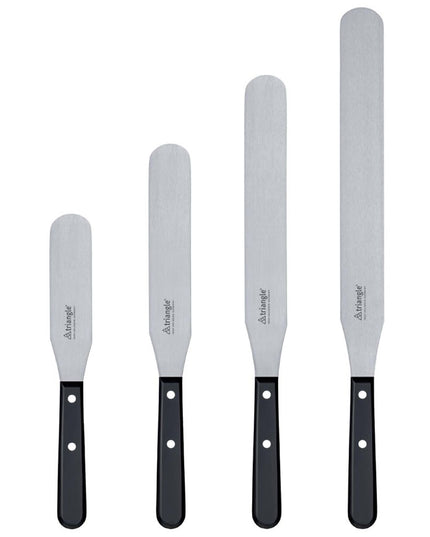 Dao Phết Kem Trang Trí Louis Tellier 735102500 25.4 cm Lưỡi Thép Không Gỉ Tay Cầm Nhựa Đen