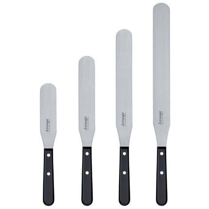 Dao Phết Kem Trang Trí Louis Tellier 735102500 25.4 cm Lưỡi Thép Không Gỉ Tay Cầm Nhựa Đen
