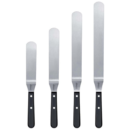 Dao Phết Kem Trang Trí Cong Louis Tellier 735111500 15.2 cm Lưỡi Thép Không Gỉ Tay Cầm Nhựa Đen