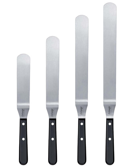 Dao Phết Kem Trang Trí Cong Louis Tellier 735112000 20.3 cm Lưỡi Thép Không Gỉ Tay Cầm Nhựa Đen