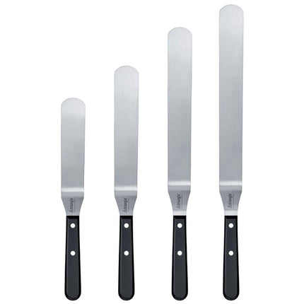 Dao Phết Kem Trang Trí Cong Louis Tellier 735112000 20.3 cm Lưỡi Thép Không Gỉ Tay Cầm Nhựa Đen
