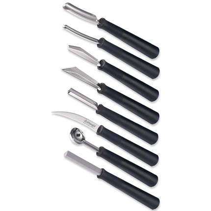 Bộ Dụng Cụ Tạc Chuyên Nghiệp 8 Món Louis Tellier 908180802 Túi Cuộn Nylon