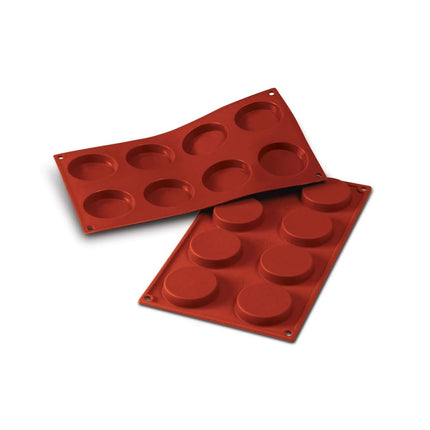 Khuôn Florentine Silikomart SF029 8 Ngăn Silicone Đỏ