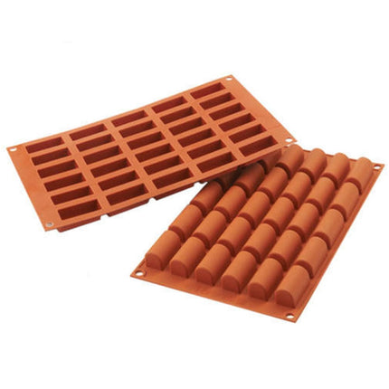 Khuôn Mini Buches Silikomart SF129 30 Ngăn Silicone Đỏ