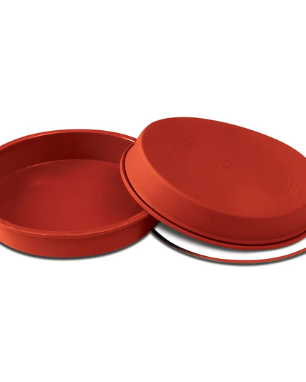Khuôn Tròn Silikomart SFT128 28 cm Cao 5 cm Silicone Đỏ