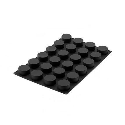 Khuôn Cylinder Silikomart SQ060 24 Ngăn Silicone Đen