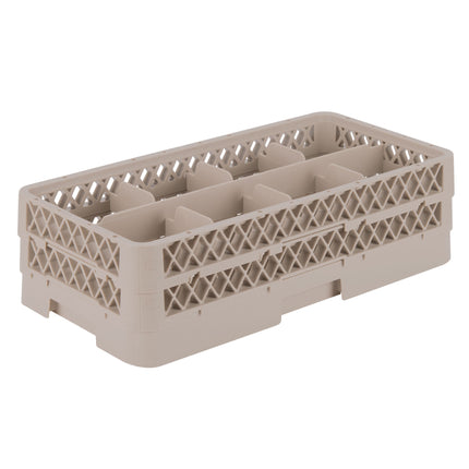 Giá đựng ly 8 ngăn màu be Vollrath Traex® HR1B1B cỡ nửa cao 14 cm