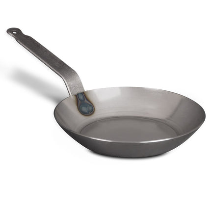 Chảo Chiên Thép Carbon Matfer Bourgeat 062001 21.9 cm Tay Cầm Kim Loại Đặc Màu Đen