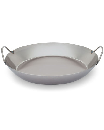 Chảo Paella Matfer Bourgeat 062051 35.9 cm Thép Đen Thành Cong