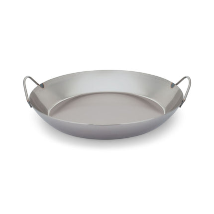 Chảo Paella Matfer Bourgeat 062051 35.9 cm Thép Đen Thành Cong