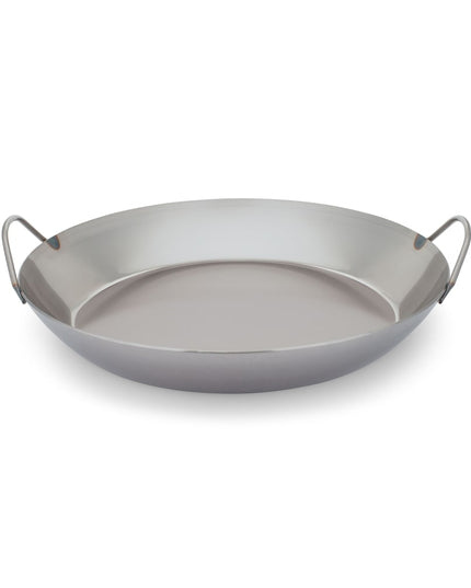 Chảo Paella Matfer Bourgeat 062052 40 cm Thép Đen Thành Cong