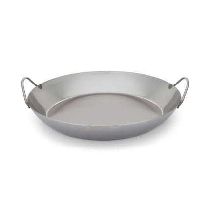 Chảo Paella Matfer Bourgeat 062052 40 cm Thép Đen Thành Cong