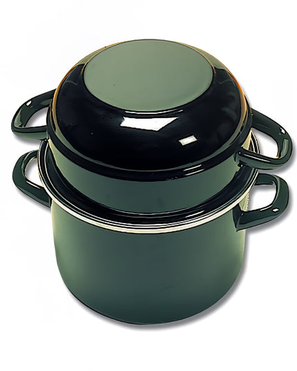 Nồi Nấu Sò Matfer Bourgeat 070973 Thép Tráng Men Có Nắp 2.4 l