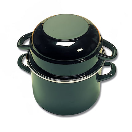 Nồi Nấu Sò Matfer Bourgeat 070973 Thép Tráng Men Có Nắp 2.4 l