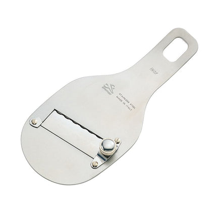 Matfer Bourgeat 072595 Dụng Cụ Thái Nấm Truffle 18.4 cm Bánh Xe Điều Chỉnh Độ Dày Thép Không Gỉ