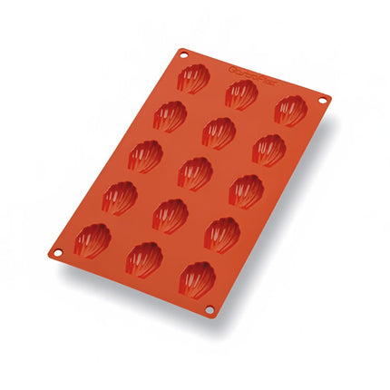 Khuôn Madeleine Mini Matfer Bourgeat 257912 Gastroflex® 15 Ngăn Silicone