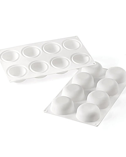Khuôn 3D Dạng Đá Silikomart® 8 Ngăn Silicone (258308)
