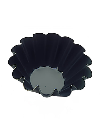 Khuôn Bánh Brioche Matfer Bourgeat 330131 Exopan® Tròn 10.2 cm 14 Rãnh Cao 4.1 cm Chống Dính Thép