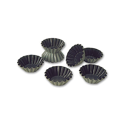 Khuôn Bánh Brioche Nhỏ Matfer Bourgeat 330645 Exopan 7.6 cm Tròn Cao 2.5 cm Chống Dính Thép