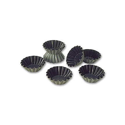 Khuôn Bánh Brioche Nhỏ Matfer Bourgeat 330646 Exopan 8 cm Tròn Cao 3 cm Chống Dính Thép