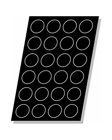 Khuôn Muffin Sasa Demarle 24 Ngăn Silicone Đen (336019)