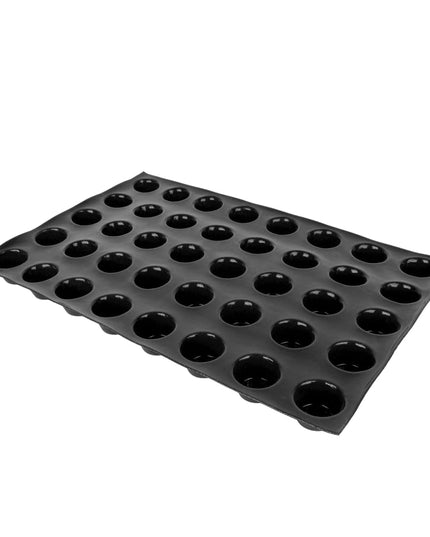 Khuôn Muffin Mini Sasa Demarle 40 Ngăn Silicone Đen (336023)
