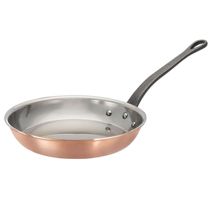Chảo Rán Đồng Matfer Bourgeat 369024 24.1 cm Tay Cầm Kim Loại Đặc