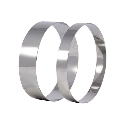 Vòng Làm Kem/Bánh Matfer Bourgeat 371805 20 cm Thép Không Gỉ