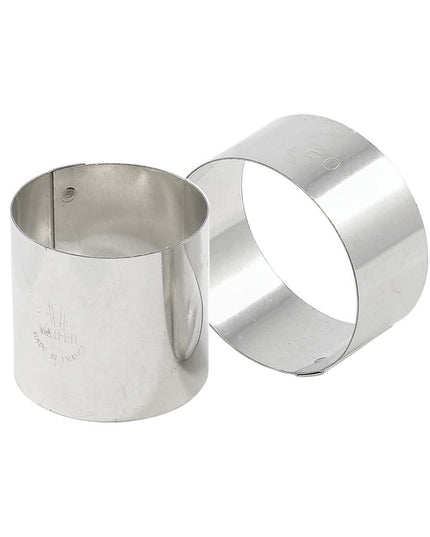 Khuôn Nonnette Tròn Matfer Bourgeat 375347 7.9 cm Thép Không Gỉ