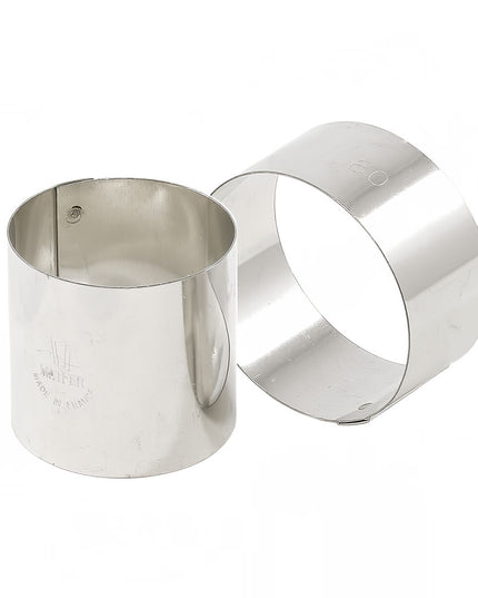 Khuôn Mousse Tròn Matfer Bourgeat 376012 7.6 cm Thép Không Gỉ