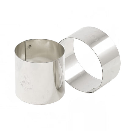 Khuôn Mousse Tròn Matfer Bourgeat 376012 7.6 cm Thép Không Gỉ